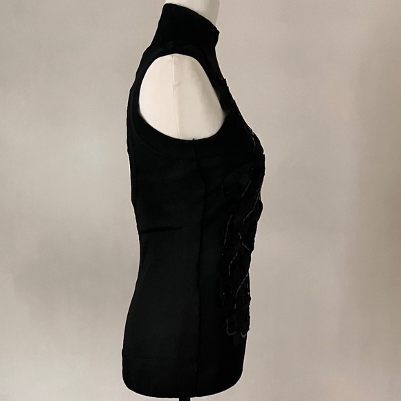 NEW VERSACE JEANS COUTURE SILK EMBELLISHED TOP - Picture 14 of 16